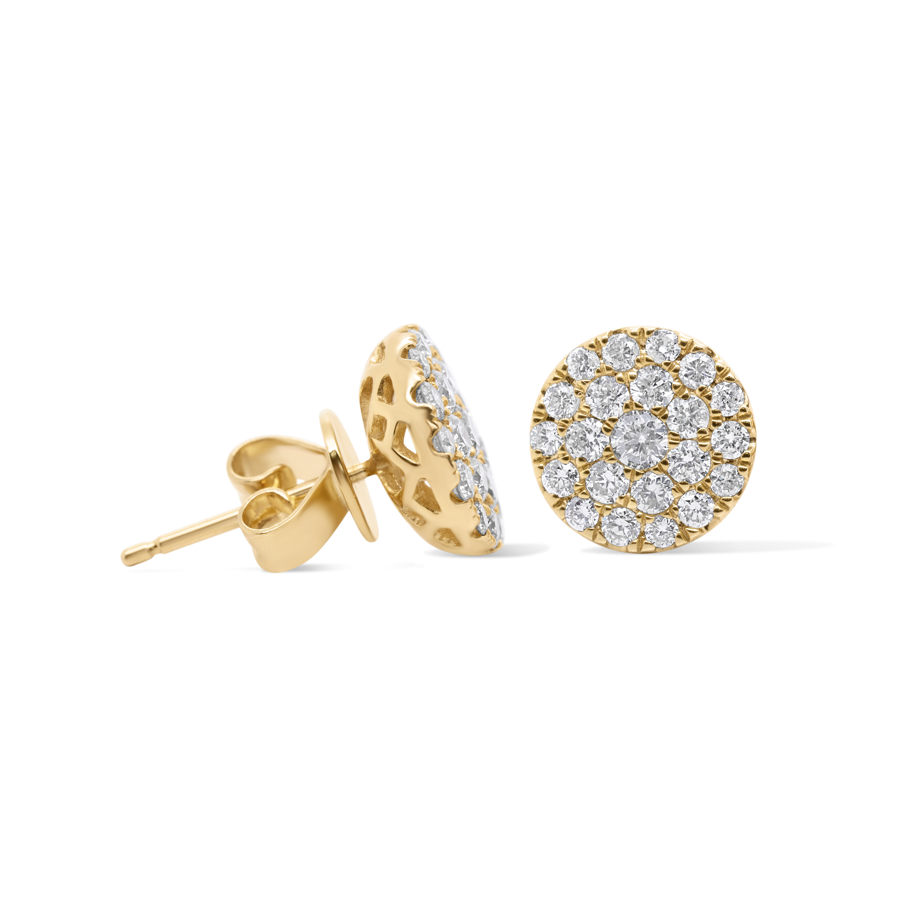 Diamond Earrings 1.00 ct. 10K Yellow Gold